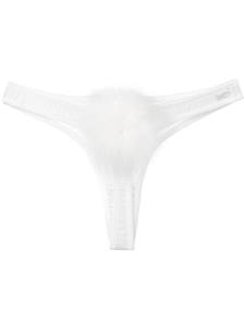 gilda&pearl Gilda & Pearl 'Diana Georgette Pompom' thong - Wit