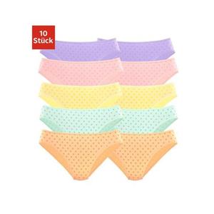 Petite fleur Bikinibroekje van elastisch katoen (set, 10 stuks, 10 stuks)