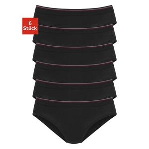 H.I.S Bikinibroekje elastische katoenkwaliteit (6 stuks, Set van 6)
