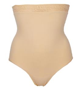 J&C corrigerende tailleslip met kant - Hoge buik corrigerende shapewear brief
