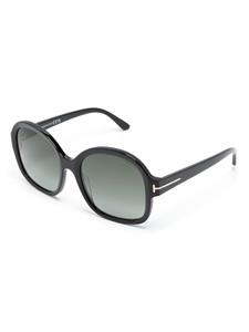 tomfordeyewear TOM FORD Eyewear Hanley zonnebril met vierkant montuur - Zwart