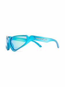 balenciagaeyewear Balenciaga Eyewear Xpander zonnebril met cat-eye montuur - Blauw