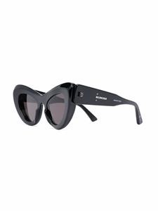 balenciagaeyewear Balenciaga Eyewear Mega cat-eye zonnebril - Zwart