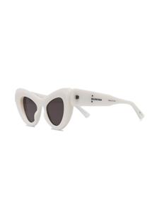 Balenciaga Eyewear Zonnebril met cat-eye montuur - Wit