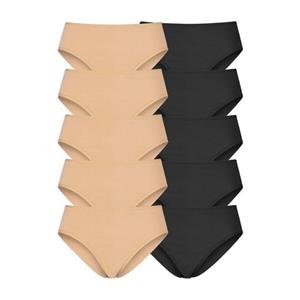 Petite fleur Jazz-hipsters van elastisch katoen (set, 10 stuks, 10 stuks)
