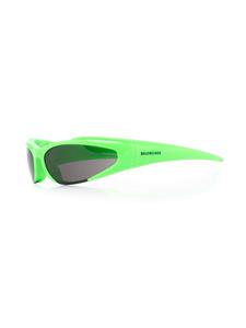 Balenciaga Eyewear Zonnebril met ovaal montuur - Groen