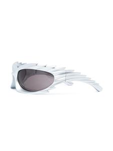 balenciagaeyewear Balenciaga Eyewear Zonnebril met rechthoekig montuur - Zilver