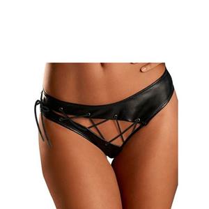 Jette Joop Slip in leer-look met spannende vetersluiting (kunstleer)
