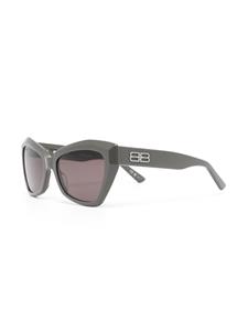 balenciagaeyewear Balenciaga Eyewear Zonnebril met logoplakkaat - Grijs