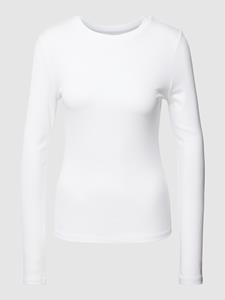 Vero Moda Shirt met lange mouwen en fijnrib, model 'ROMA'
