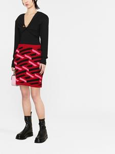 Versace Gebreide rok - Rood