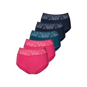 Vivance Tailleslip met gebloemde kant voor (set, 5 stuks)