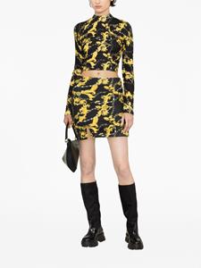 versacejeanscouture Versace Jeans Couture Gebreide mini-rok - Zwart