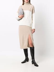 lorenaantoniazzi Lorena Antoniazzi Straight plooirok - Beige