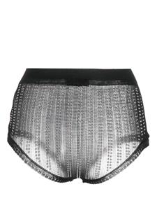 Rabanne High waist slip - Zwart