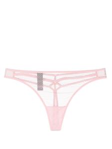 Marlies Dekkers Semi-doorzichtige string - Roze