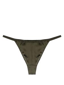 maisonclose Maison Close Satijnen string - Groen