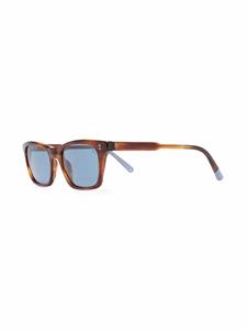 etniabarcelona Etnia Barcelona Zonnebril met schildpadschild design - Bruin