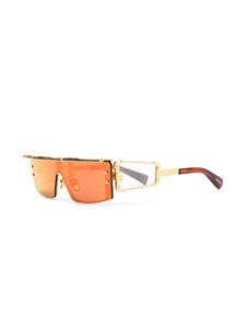 Balmain Eyewear Zonnebril met vierkant montuur - Goud