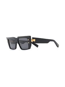 balmaineyewear Balmain Eyewear Zonnebril met vierkant montuur - Zwart