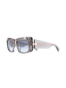 Balmain Eyewear Zonnebril met oversized montuur - Grijs