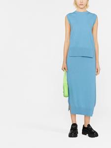 Barrie High waist rok - Blauw