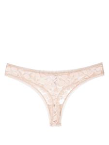 ERES String met bloemenkant - Beige