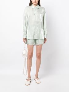 B+ab Satijnen blouse - Groen