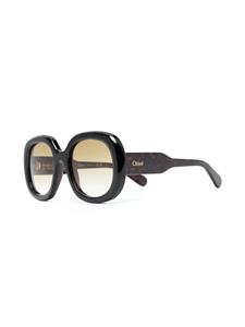 chloéeyewear Chloé Eyewear Zonnebril met oversized montuur - Bruin
