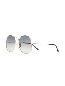 chloéeyewear Chloé Eyewear Zonnebril met oversized montuur - Goud