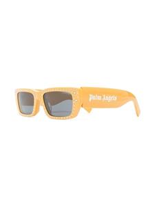 monclereyewear Moncler Eyewear x Palm Angels zonnebril met vierkant montuur - Geel