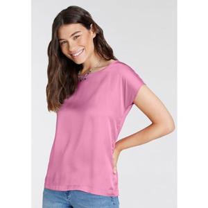Laura Scott Shirtblouse van satijn en jersey
