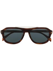 eyewearbydavidbeckham Eyewear by David Beckham Zonnebril met rond montuur - Bruin