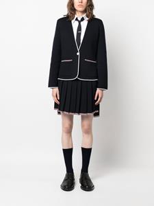 Thom Browne Gebreide plooirok - Blauw