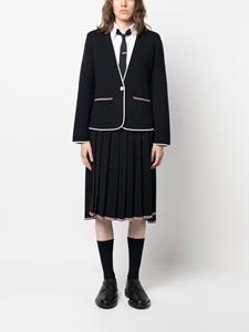 thombrowne Thom Browne Plooirok met afwerking - Blauw