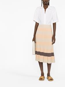 JOSEPH Gebreide midi-rok - Beige