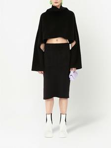 jwanderson JW Anderson Kokerrok van wolmix - Zwart