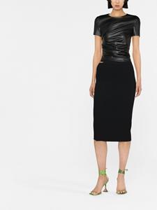 Helmut Lang Rok met cut-out detail - Zwart