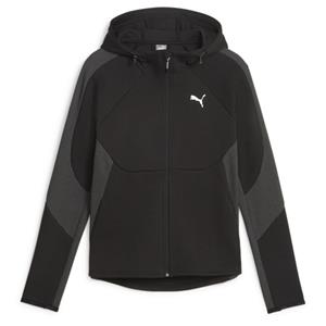 PUMA EVOSTRIPE hoodie met rits voor Dames, Zwart