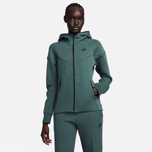 Nike Hoodie NSW Tech Fleece Windrunner 2023 - Groen/Zwart Dames