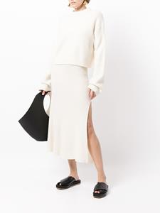 cashmereinlove Cashmere In Love Kasjmier rok - Wit