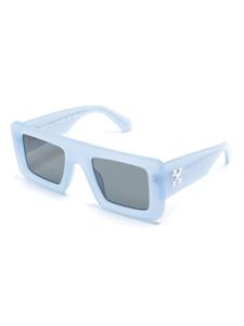 off-whiteeyewear Off-White Eyewear Seattle zonnebril met rechthoekig montuur - Blauw