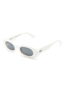off-whiteeyewear Off-White Eyewear Amalfi zonnebril met ovalen montuur - Wit