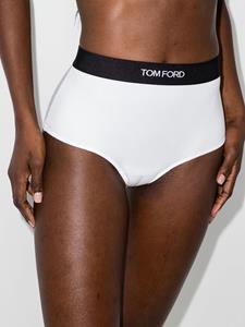 TOM FORD Slip met logoband - Wit