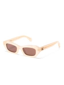 off-whiteeyewear Off-White Eyewear Venezia zonnebril met cat-eye montuur - Bruin