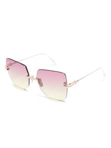 ditaeyewear Dita Eyewear Embra zonnebril met titanium montuur - Zilver