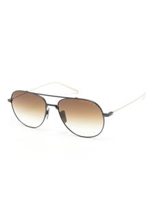 ditaeyewear Dita Eyewear Zonnebril met rond montuur - Zwart