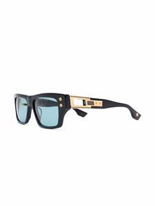 ditaeyewear Dita Eyewear Zonnebril met rechthoekig montuur - Zwart