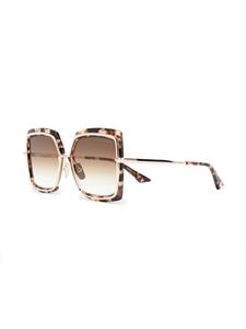 ditaeyewear Dita Eyewear Zonnebril met vierkant montuur - Goud