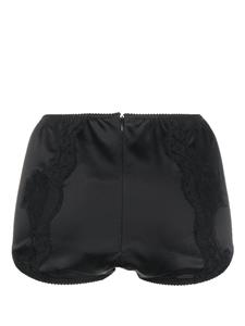 dolce&gabbana Dolce & Gabbana Slip met kanten detail - Zwart